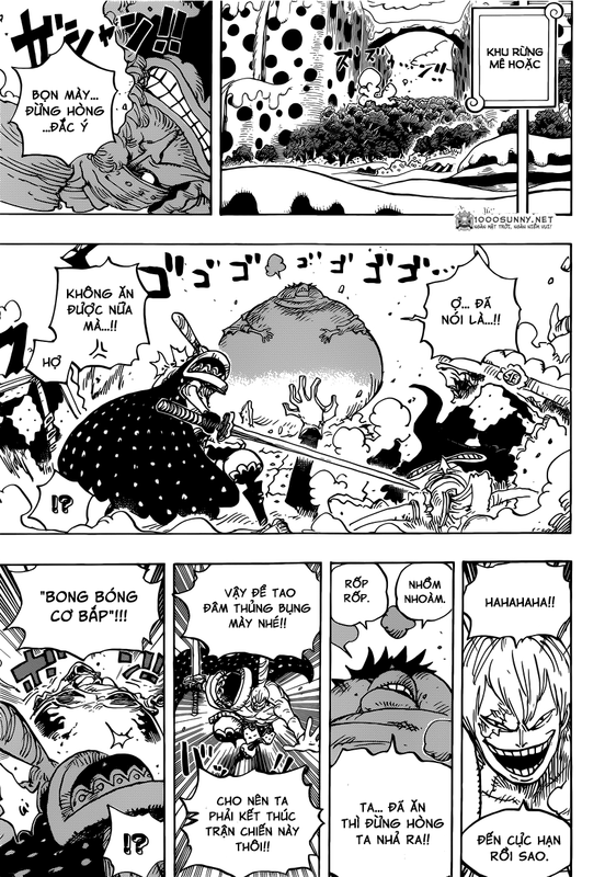 One Piece Chapter 842: Sức mạnh của cái dạ dày đã no! Image