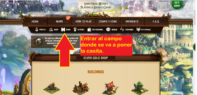 Elven Gold - Gana Jugando en automatico! Gana por Payeer! Game