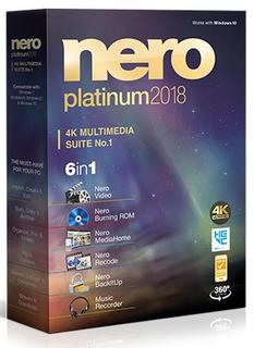 Nero Platinum 2018 Suite v19.0.07300 [Multi+Español] Cover