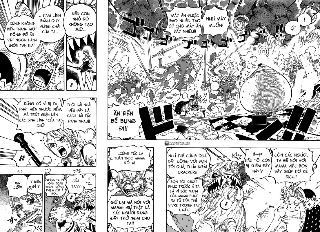 One Piece Chapter 842: Sức mạnh của cái dạ dày đã no! 02_03