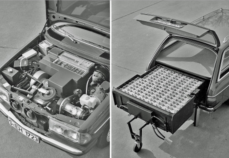 Antigos Veículos Elétricos da Mercedes S123 W201 W202 Screenshot_854