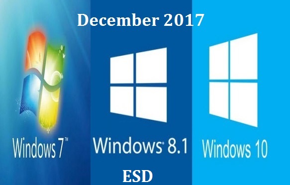 Windows 7 - 8.1 - 10 Redstone 3 AIO (22-in-1) ESD En-US (x64) December 2017 Image