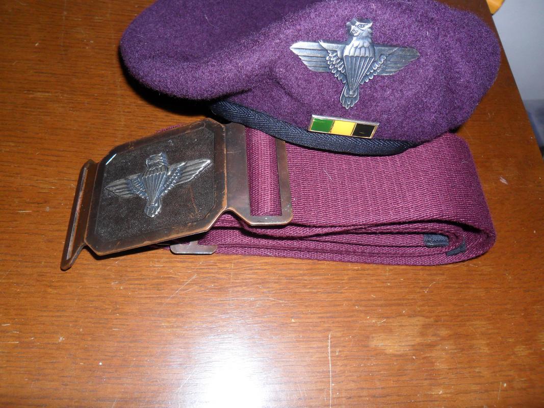 44 brigade beret and stable belt SAM_0004