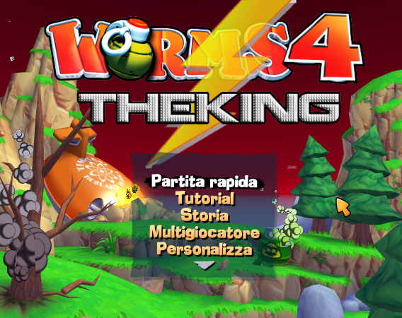 Worms 4 TheKing Mod By TheKingDragonFire [REUPLOAD] Menu