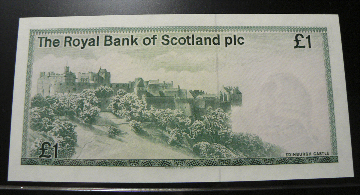 1 Libra  Royal Bank of Scotland,  1984  Rbs341br