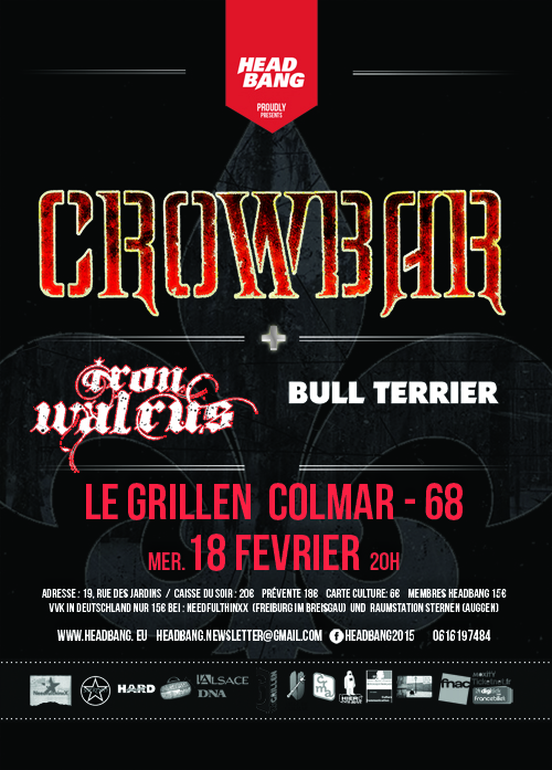 CROWBAR @ Grillen Colmar 18 février 2015 Crowbargrillen