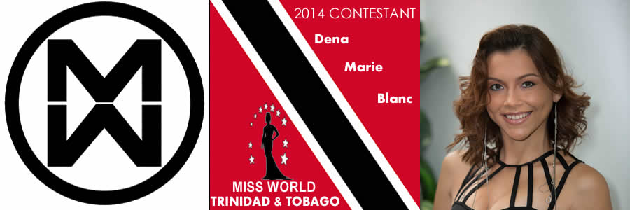 ROAD TO MISS WORLD T&T 2014! Winner: Sarah Jane Waddell Dena