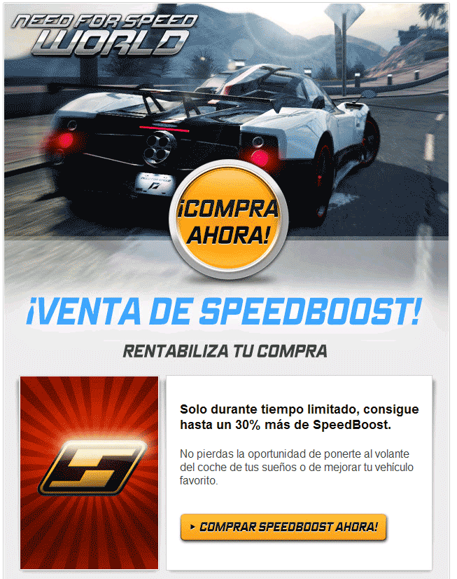 SpeedBoost Sale 30% (22 Mayo 2014) 30descuento_sb_22mayo