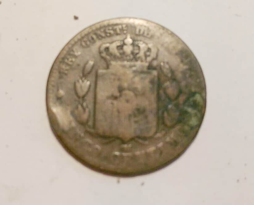 Moneda Alfonso Xll 1878 con Fallo en acuñación Sdfdf