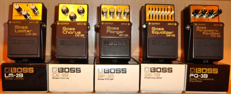 Preamp pedal vs Circuito ativo  Boss_marrom