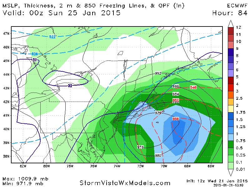 Update #2: EURO Brings The Heat, Same Ol' GFS? (1/24/15) Euro_3