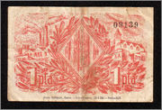 1 Peseta Sabadell 1937 Image