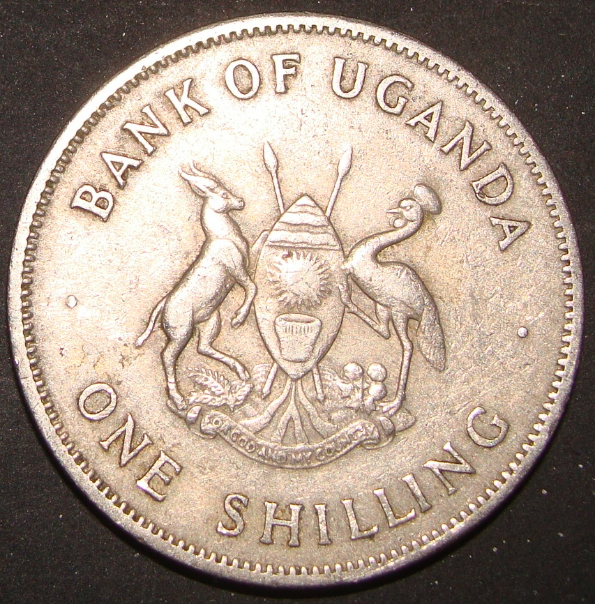 1 Chelín. Uganda (1966) UGA_1_Chel_n_1966_anv