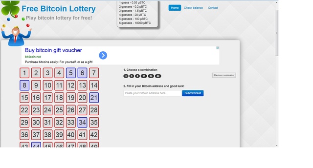 freebitcoinlottery -Free Bitcoin Lottery - Play bitcoin lottery for free! 	 Bitcoin_lotery