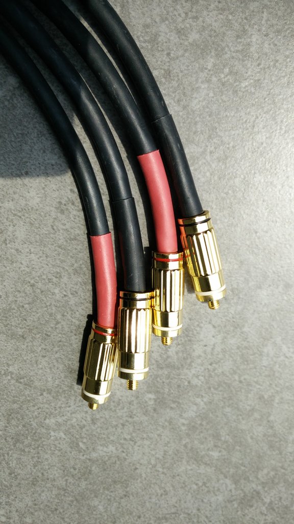 Vincent Bi-Wire Speaker cable Pure Copper 5M (Sold) IMG_20160417_114340