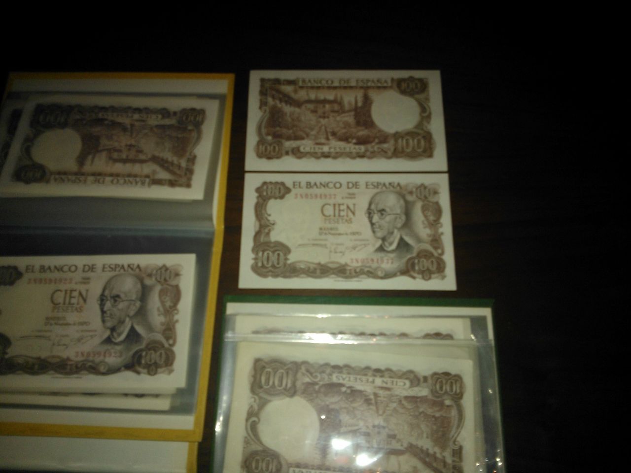 50 billetes correlativos de 100 pesetas de manuel de falla WP_000086