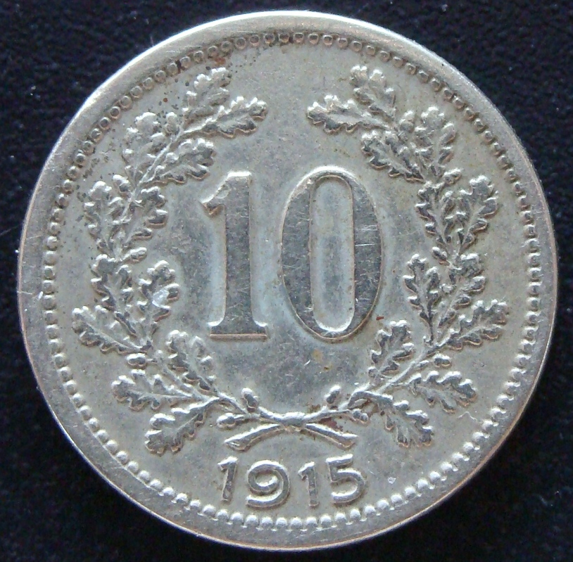 10 Heller. Austria (1915) AUT_10_Heller_1915_rev