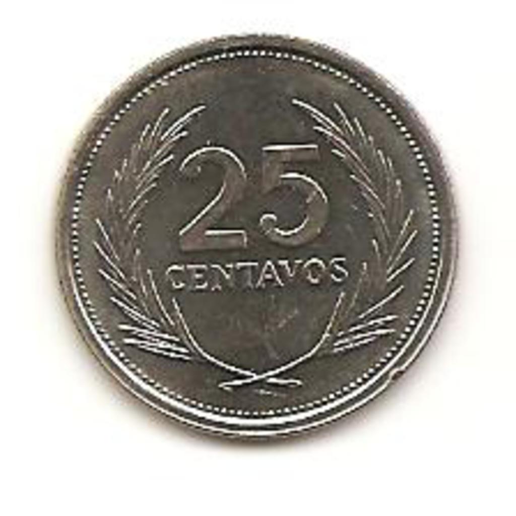 25 centavos de 1994 El Salvador Image