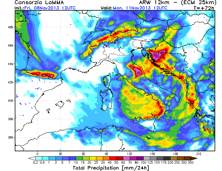 Situazione da monitorare per il centro-adriatico (Piogge alluvionali ??) Image