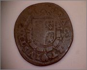 Liard de Felipe II (1578-80), Amberes.  405b