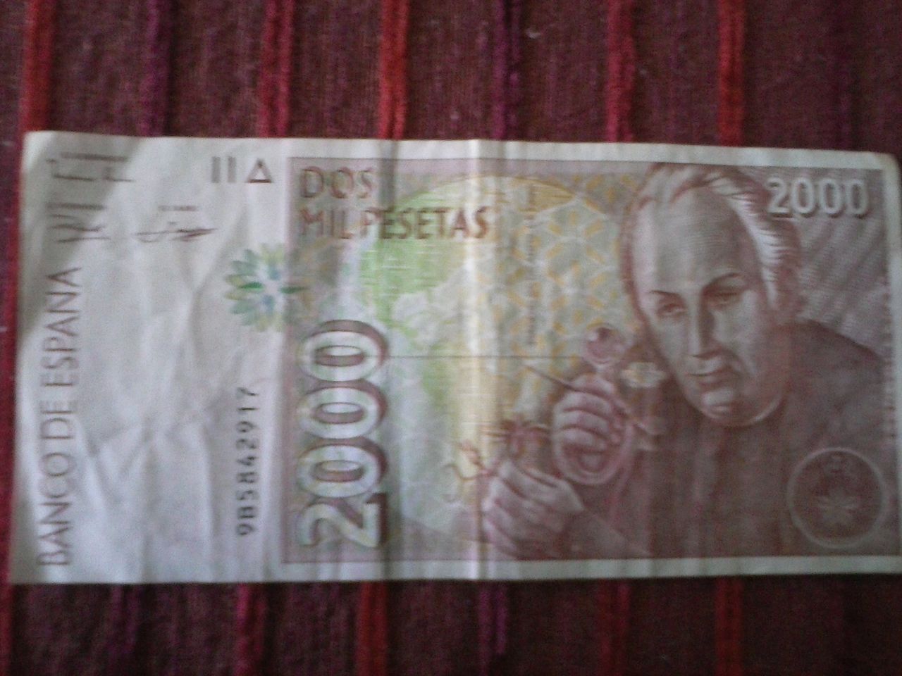 2000 Pesetas 1992 (Serie 9B) 2000_9b_002