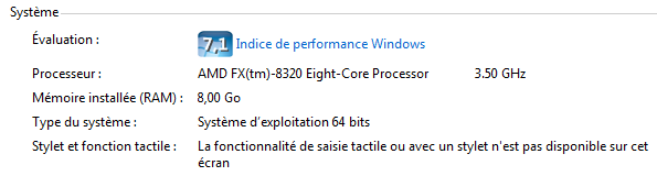 Recherche ENB pour ma config 321