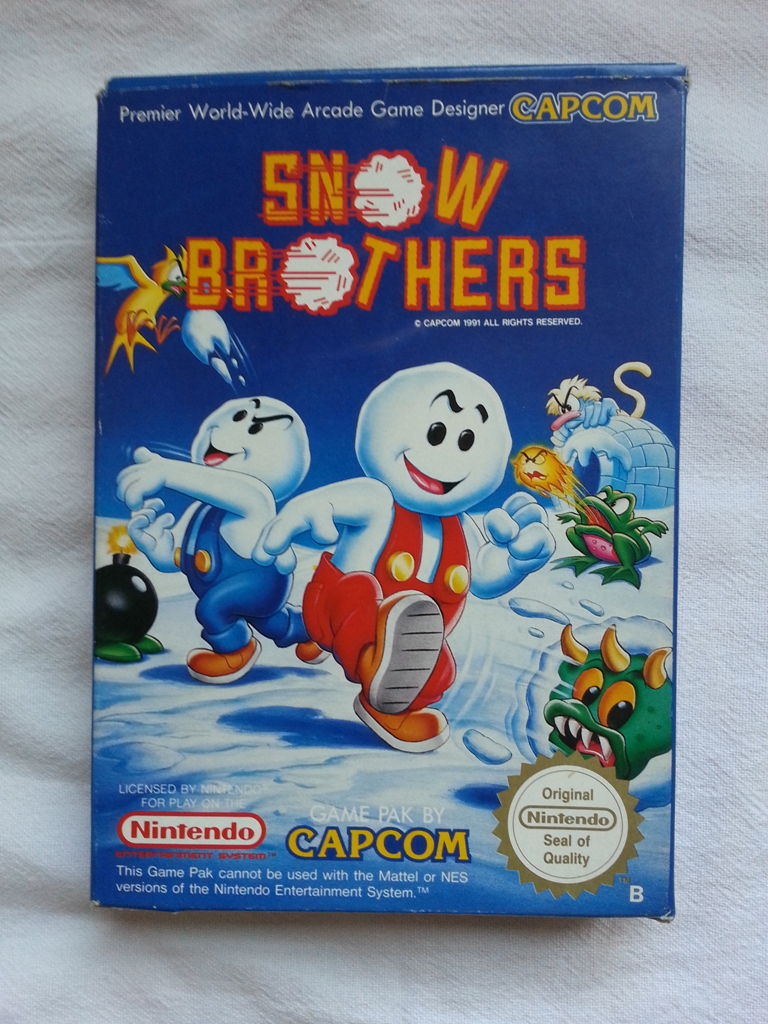 [ESTIM] Pour achat, Snow Brothers sur Nes avec boîte sans manuel 20140314_153900