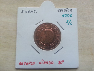 50 Eurocent. BEL 2008. Reverso girado. 5_cent_2003_belgica_girados_80_anv