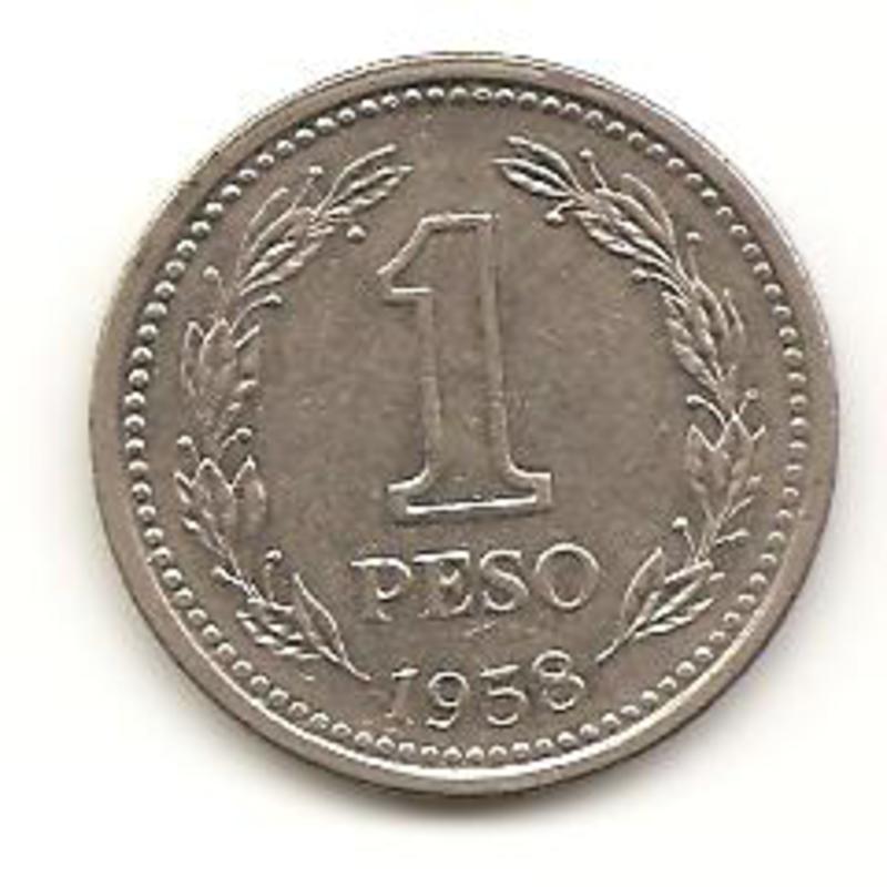 1 peso de 1958 de Argentina Image