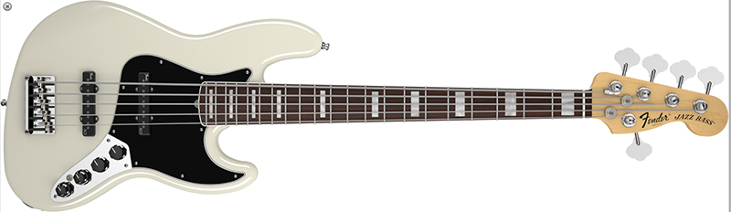 Opinião sobre a cor do Fender American Deluxe Jazz Bass 5 cordas. Branco_Deluxe