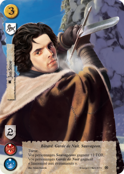 Liste et illustrations des cartes alternatives officielles FFG TK_2014_S3_Jon_Snow