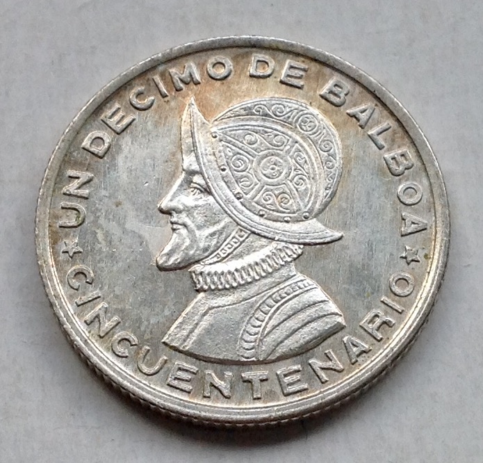 1/10 balboa 1953 Panamá Image