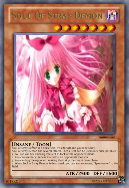 Make your own trading cards.  Createcard_php_name_Soul_Of_Stray_Demon_cardtype