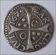 Croat 1675. Carlos II. Barcelona. 2_Croat_Real_Carlos_II