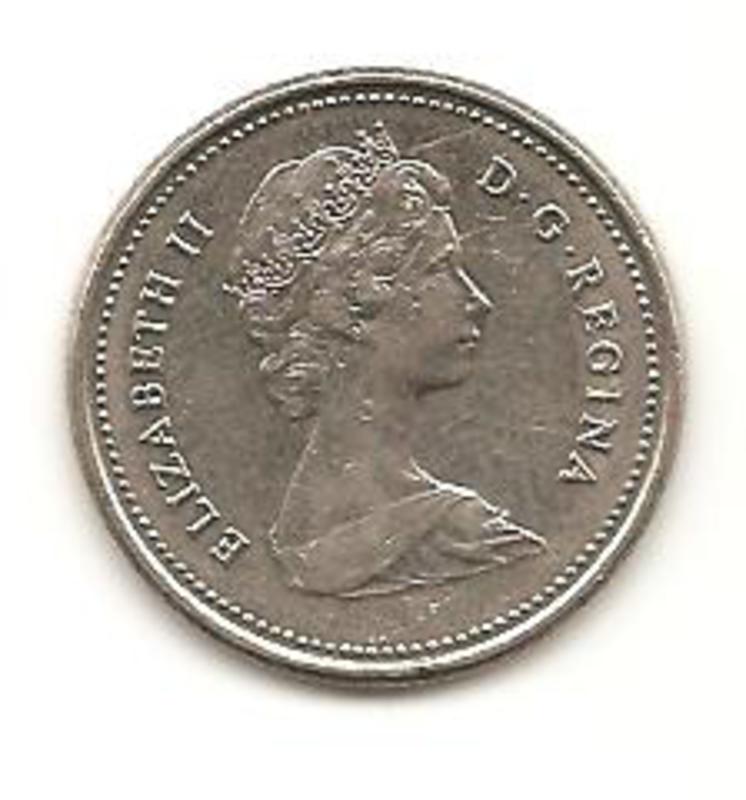  25 Cents. Canada. 1982  Image