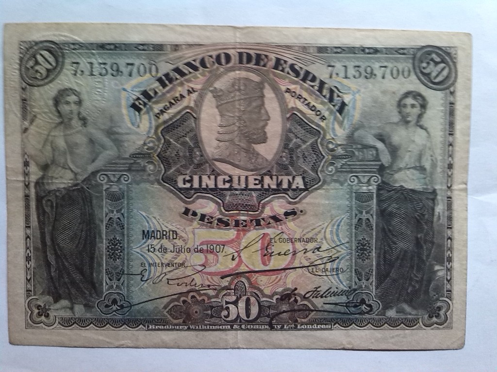 50 pesetas de 1907 Image