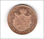 20 pesetas 1892 Alfonso XIII "Bucles" 1892_20_pesetas_reverso