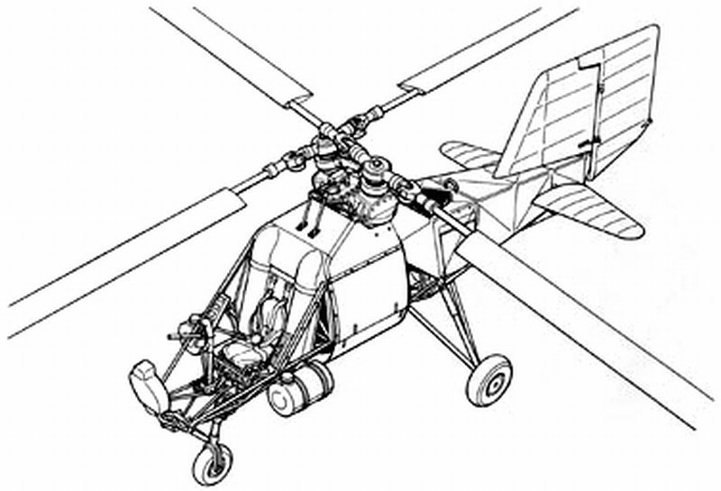 1/18 scale Flettner Fl-282 V21 Kolibri scratchbuild model IMAGE_0068