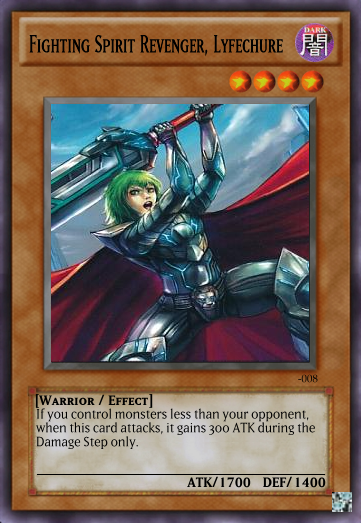 Vanguard to Yugioh Card Project - Liberator, Revenger, Celestial and Star-vader Sets by dye2556 (update 20/4/2014) Fighting_Spirit_Revenger_Lyfechure