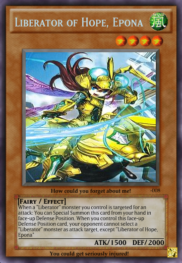 Vanguard to Yugioh Card Project - Liberator, Revenger, Celestial and Star-vader Sets by dye2556 (update 20/4/2014) Liberator_of_Hope_Epona