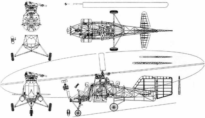 1/18 scale Flettner Fl-282 V21 Kolibri scratchbuild model IMAGE_0041