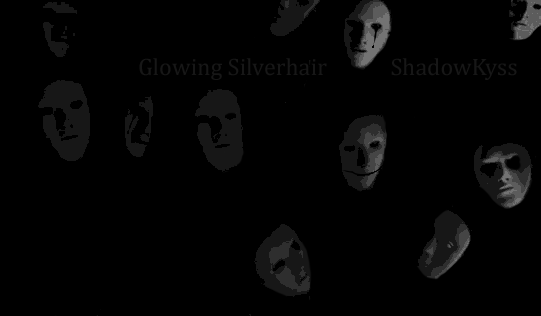 Glowing Silverhair ShadowKyss Masks_of_remembrance