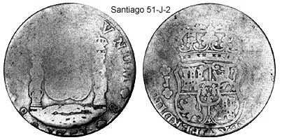 Reales de a 8 y del tipo columnario. St_51