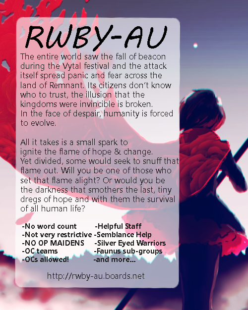 RWBY-AU A Post Volume 3 RWBY RP Rwbyad