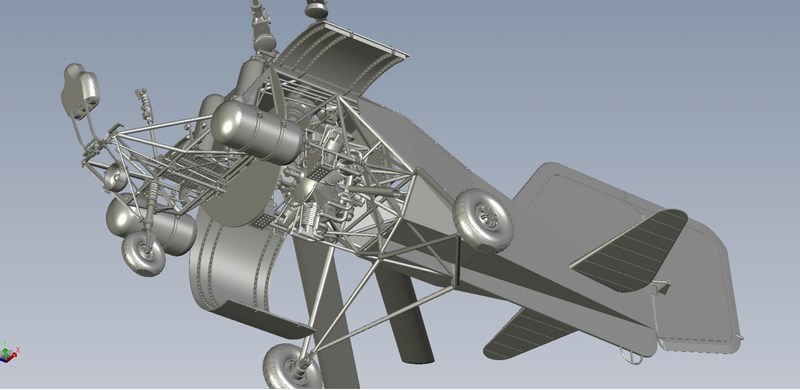 1/18 scale Flettner Fl-282 V21 Kolibri scratchbuild model IMAGE_0083