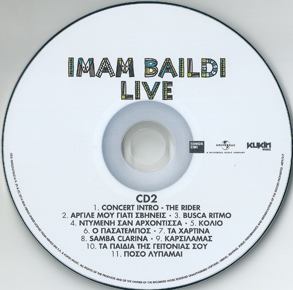 IMAM BAILDI - LIVE [2CD'S] [04/2016] CD2