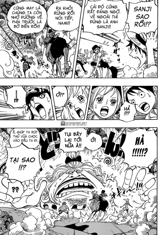 One Piece Chapter 831: Cuộc thám hiểm trong khu rừng kỳ lạ. 007