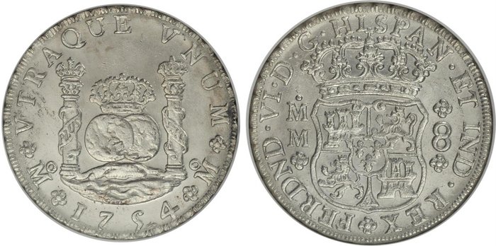 Reales de a 8 y del tipo columnario. Me_54_mm_imperial