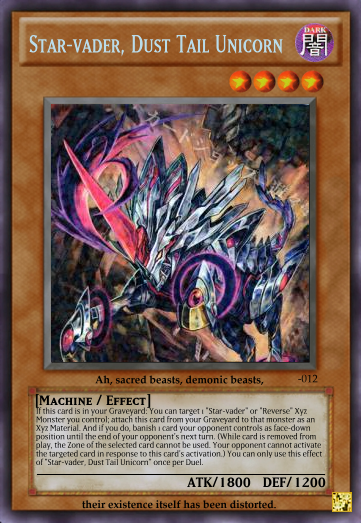 Vanguard to Yugioh Card Project - Liberator, Revenger, Celestial and Star-vader Sets by dye2556 (update 20/4/2014) Star_vader_Dust_Tail_Unicorn