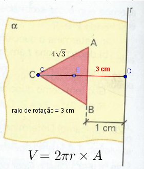 A figura mostra um triângulo equilátero 100000